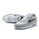 Mujer/Hombre Nike Air Max 90 Gris Blanco CN8607-002 Zapatillas De Deporte