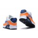 Mujer/Hombre Nike Air Max 90 Naranja Azul AJ1285-104 Zapatillas De Deporte