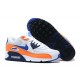 Mujer/Hombre Nike Air Max 90 Naranja Azul AJ1285-104 Zapatillas De Deporte