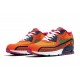 Mujer/Hombre Nike Air Max 90 Naranja Rosa Zapatillas De Deporte