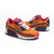 Mujer/Hombre Nike Air Max 90 Naranja Rosa Zapatillas De Deporte