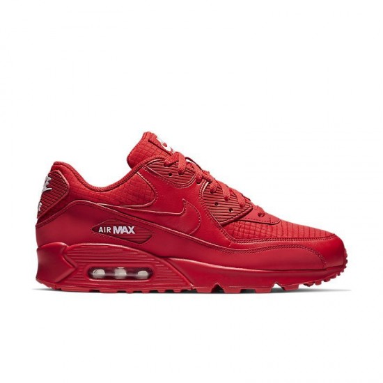 Mujer/Hombre Nike Air Max 90 Rojo Zapatillas De Deporte