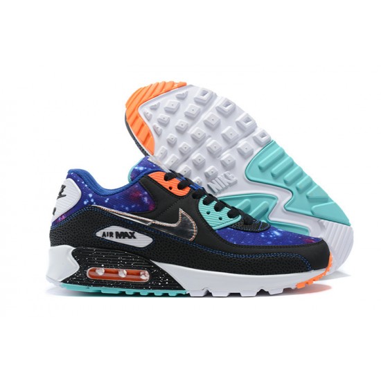 Mujer/Hombre Nike Air Max 90 Supernova Azul Blanco CW6018-001 Zapatillas De Deporte