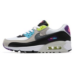 Mujer Nike Air Max 90 Negro Gris DR9900-100 Zapatillas De Deporte