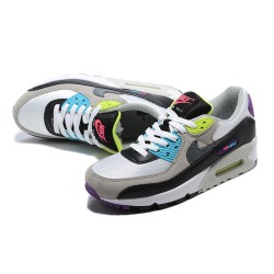 Mujer Nike Air Max 90 Negro Gris DR9900-100 Zapatillas De Deporte