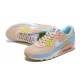 Mujer Nike Air Max 90 Rosa Azul DJ9997-100 Zapatillas De Deporte