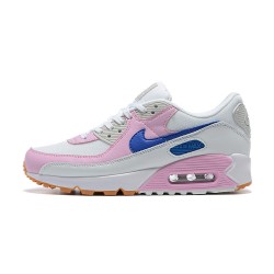 Mujer Nike Air Max 90 Blanco Rosa DX3316-100 Zapatillas De Deporte