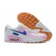 Mujer Nike Air Max 90 Blanco Rosa DX3316-100 Zapatillas De Deporte