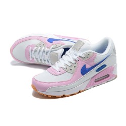 Mujer Nike Air Max 90 Blanco Rosa DX3316-100 Zapatillas De Deporte