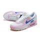 Mujer Nike Air Max 90 Blanco Rosa DX3316-100 Zapatillas De Deporte