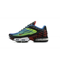 Hombre Nike Air Max Plus 3 Negro Azul CU4710-400 Zapatillas De Deporte