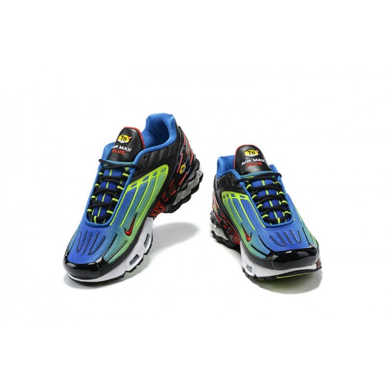 Hombre Nike Air Max Plus 3 Negro Azul CU4710-400 Zapatillas De Deporte