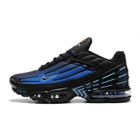 Hombre Nike Air Max Plus 3 Negro Azul DZ4508-001 Zapatillas De Deporte