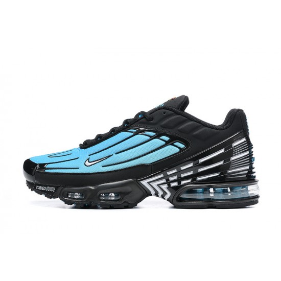 Hombre Nike Air Max Plus 3 Negro Azul FQ2417-001 Zapatillas De Deporte