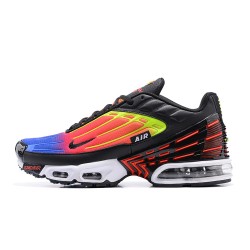 Hombre Nike Air Max Plus 3 Negro Azul Rojo DR8602-001 Zapatillas De Deporte