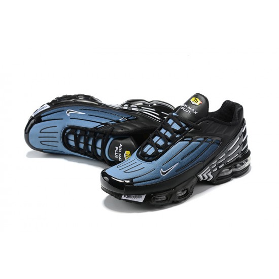 Hombre Nike Air Max Plus 3 Negro Azul Zapatillas De Deporte