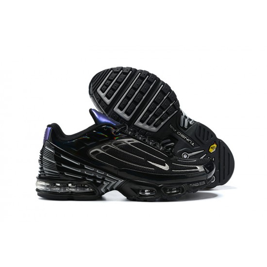 Hombre Nike Air Max Plus 3 Negro CW2647-001 Zapatillas De Deporte