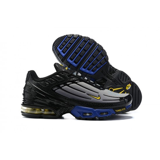 Hombre Nike Air Max Plus 3 Negro Gris Zapatillas De Deporte