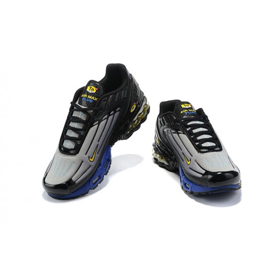 Hombre Nike Air Max Plus 3 Negro Gris Zapatillas De Deporte