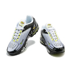 Hombre Nike Air Max Plus 3 Negro Gris y Verde Zapatillas De Deporte