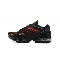 Hombre Nike Air Max Plus 3 Negro Rojo CV1643-001 Zapatillas De Deporte