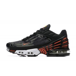 Hombre Nike Air Max Plus 3 Negro Rojo FV6914-001 Zapatillas De Deporte