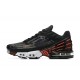 Hombre Nike Air Max Plus 3 Negro Rojo FV6914-001 Zapatillas De Deporte