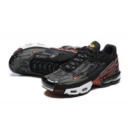 Hombre Nike Air Max Plus 3 Negro Rojo FV6914-001 Zapatillas De Deporte