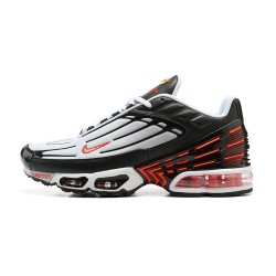 Hombre Nike Air Max Plus 3 Negro Rojo y Gris Zapatillas De Deporte