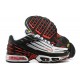 Hombre Nike Air Max Plus 3 Negro Rojo y Gris Zapatillas De Deporte