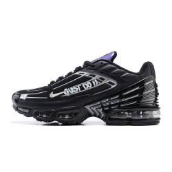 Hombre Nike Air Max Plus 3 Negro Plata Zapatillas De Deporte