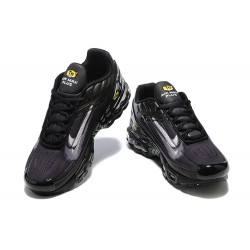 Hombre Nike Air Max Plus 3 Negro Blanco FD0659-001 Zapatillas De Deporte