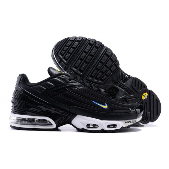 Hombre Nike Air Max Plus 3 Negro Blanco Zapatillas De Deporte