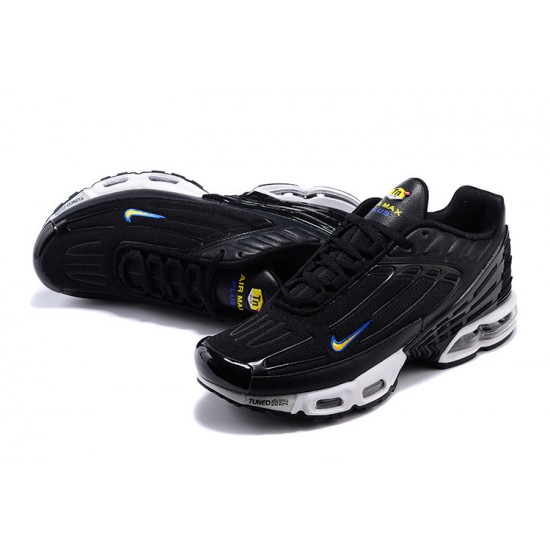 Hombre Nike Air Max Plus 3 Negro Blanco Zapatillas De Deporte