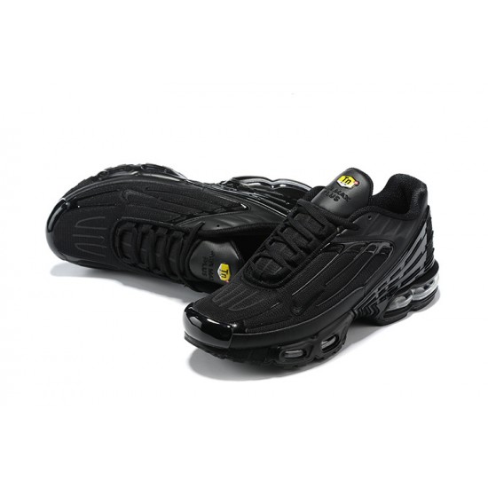 Hombre Nike Air Max Plus 3 Negro Amarillo Zapatillas De Deporte