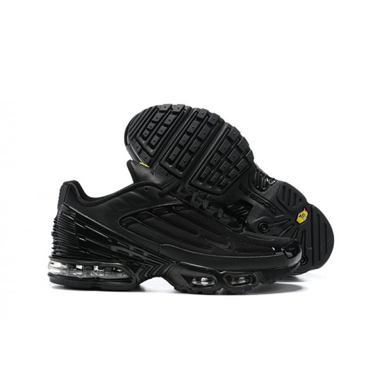 Hombre Nike Air Max Plus 3 Negro Amarillo Zapatillas De Deporte