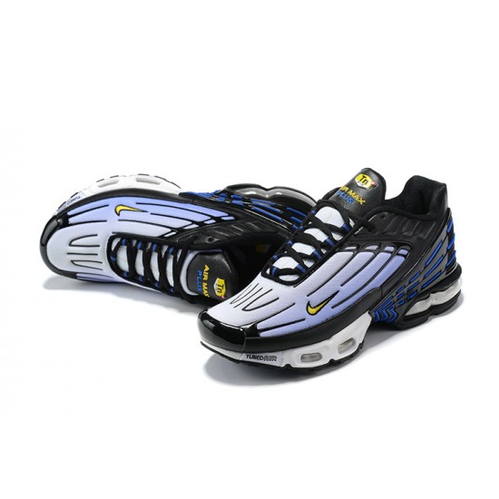 Hombre Nike Air Max Plus 3 Azul Negro CD6871-001 Zapatillas De Deporte