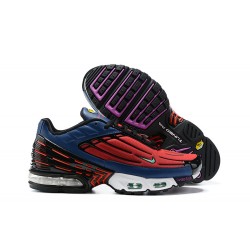 Hombre Nike Air Max Plus 3 Azul Rojo CD6871-401 Zapatillas De Deporte