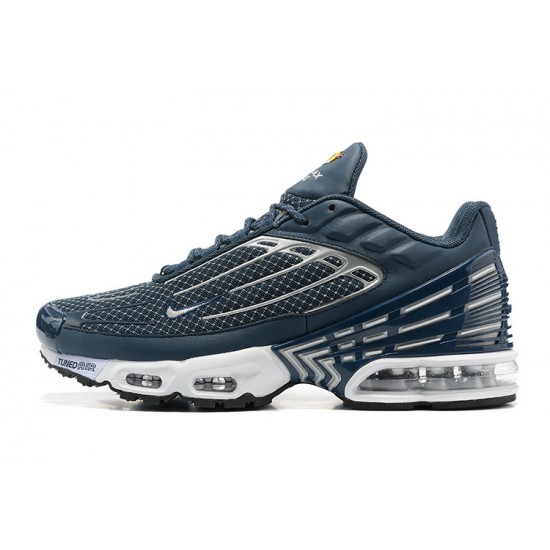 Hombre Nike Air Max Plus 3 Azul Plata DO6385-402 Zapatillas De Deporte