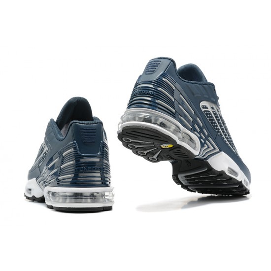 Hombre Nike Air Max Plus 3 Azul Plata DO6385-402 Zapatillas De Deporte