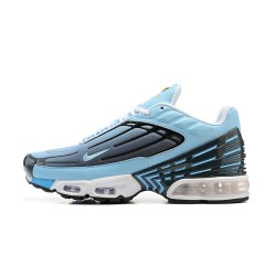 Hombre Nike Air Max Plus 3 Azul y Negro Zapatillas De Deporte