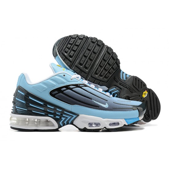 Hombre Nike Air Max Plus 3 Azul y Negro Zapatillas De Deporte