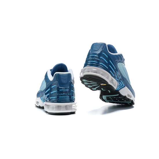 Hombre Nike Air Max Plus 3 Azul y Blanco Zapatillas De Deporte