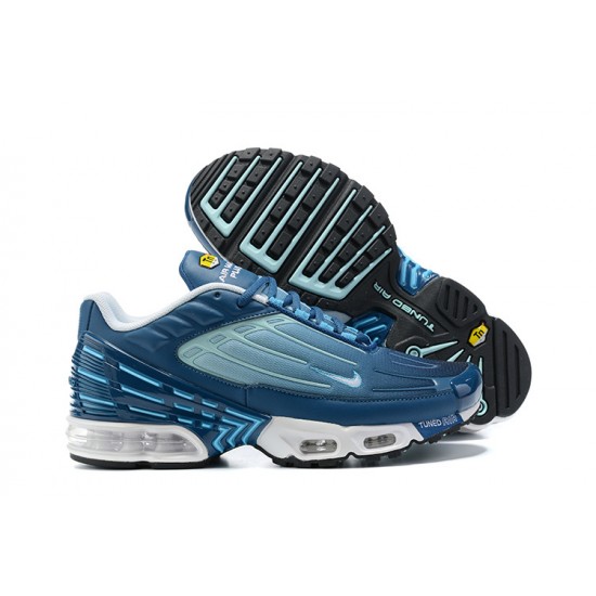 Hombre Nike Air Max Plus 3 Azul y Blanco Zapatillas De Deporte