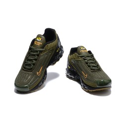 Hombre Nike Air Max Plus 3 Verde Negro DZ4502-200 Zapatillas De Deporte