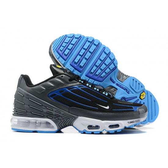 Hombre Nike Air Max Plus 3 Gris Negro Zapatillas De Deporte