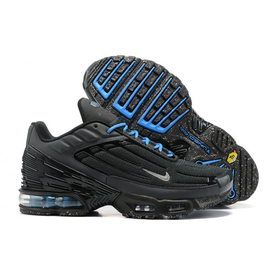 Hombre Nike Air Max Plus 3 Gris Azul DH3984-001 Zapatillas De Deporte