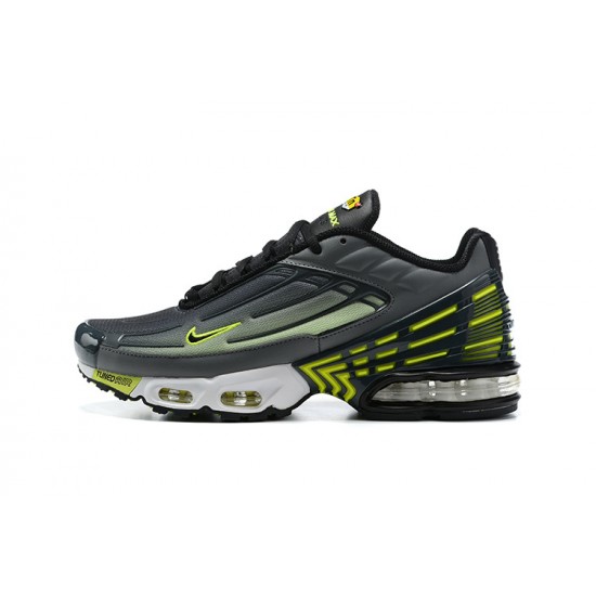 Hombre Nike Air Max Plus 3 Gris Verde CD7005-002 Zapatillas De Deporte