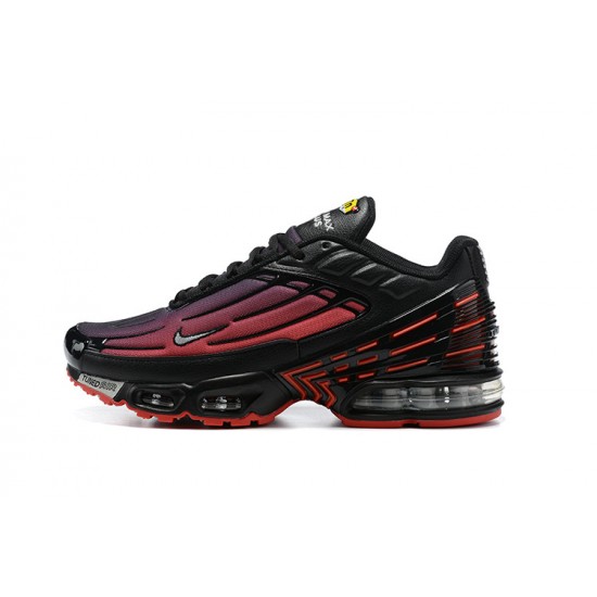 Hombre Nike Air Max Plus 3 Rojo Negro CT1693-002 Zapatillas De Deporte