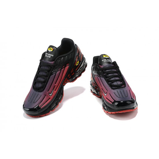 Hombre Nike Air Max Plus 3 Rojo Negro CT1693-002 Zapatillas De Deporte